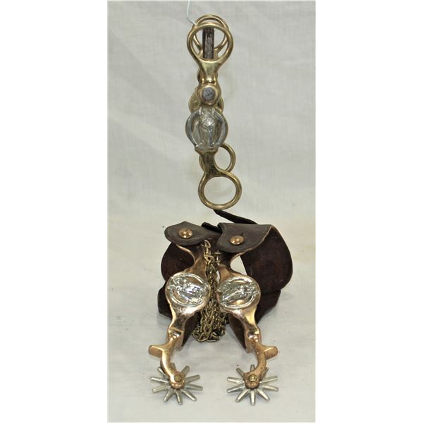 Buerman Horsehead Bit and Spur Set