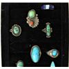 Image 3 : Group of Navajo Silver Rings