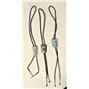 Image 1 : Three Navajo Silver Bolo Ties