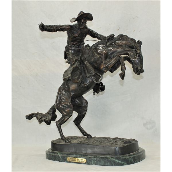 After Frederick Remington Bronze
