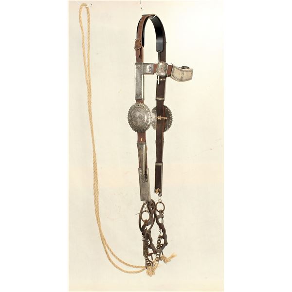 Navajo Silver Bridle