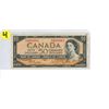 Image 1 : 1954 Fifty Dollar note $50.00 Canadian bill