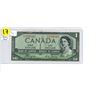 Image 1 : 1954 Bank of Canada $1 *Devils Face*