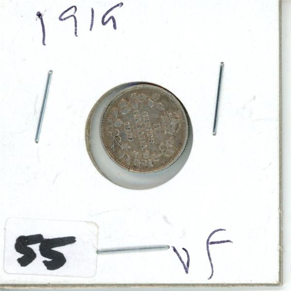 1919 Canada 5 cents