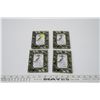 Image 3 : 4 - 2x3" Metal Floral Picture Frames, 1 - 4x6" Iron Picture Frame