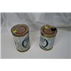 Image 3 : 2 Quaker Oil Tins - Super Blend Full 1QT, 10w30 1L