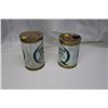 Image 4 : 2 Quaker Oil Tins - Super Blend Full 1QT, 10w30 1L