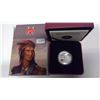 Image 1 : 2012 The Heroes of the War of 1812 $4. Chief Tecumseh. Colourized 99.99 pure Silver. Housed in its o