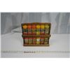 Image 2 : Vintage Blue Ribbon Wooden Spice Rack with Spices