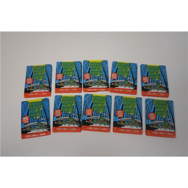 10 Packs of Teenage Mutant Ninja Turtles Cards