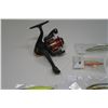 Image 5 : Fishing Reel & 11 New Hooks