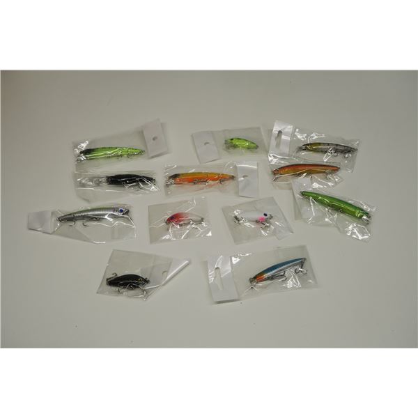 12 New Fishing Hooks