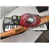 Image 3 : Electric Kids Piano, Spider-Man Mask, & Light Saber