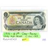 Image 1 : 1973 Canadian $1.00 One Dollar Bill Crow-Bouey signatures
