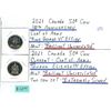Image 1 : Lot of 2 2021 collectible 50¢ fifty cent pieces
