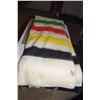 Image 1 : Vintage NOS Hudson Bay Style Blanket