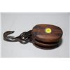 Image 1 : Antique Wooden Pulley