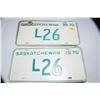 Image 1 : 1971 Sask 2 Digit License Plate