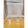 Image 1 : 2 coal oil lamp chimneys (8" tall x 2 7/8" base)