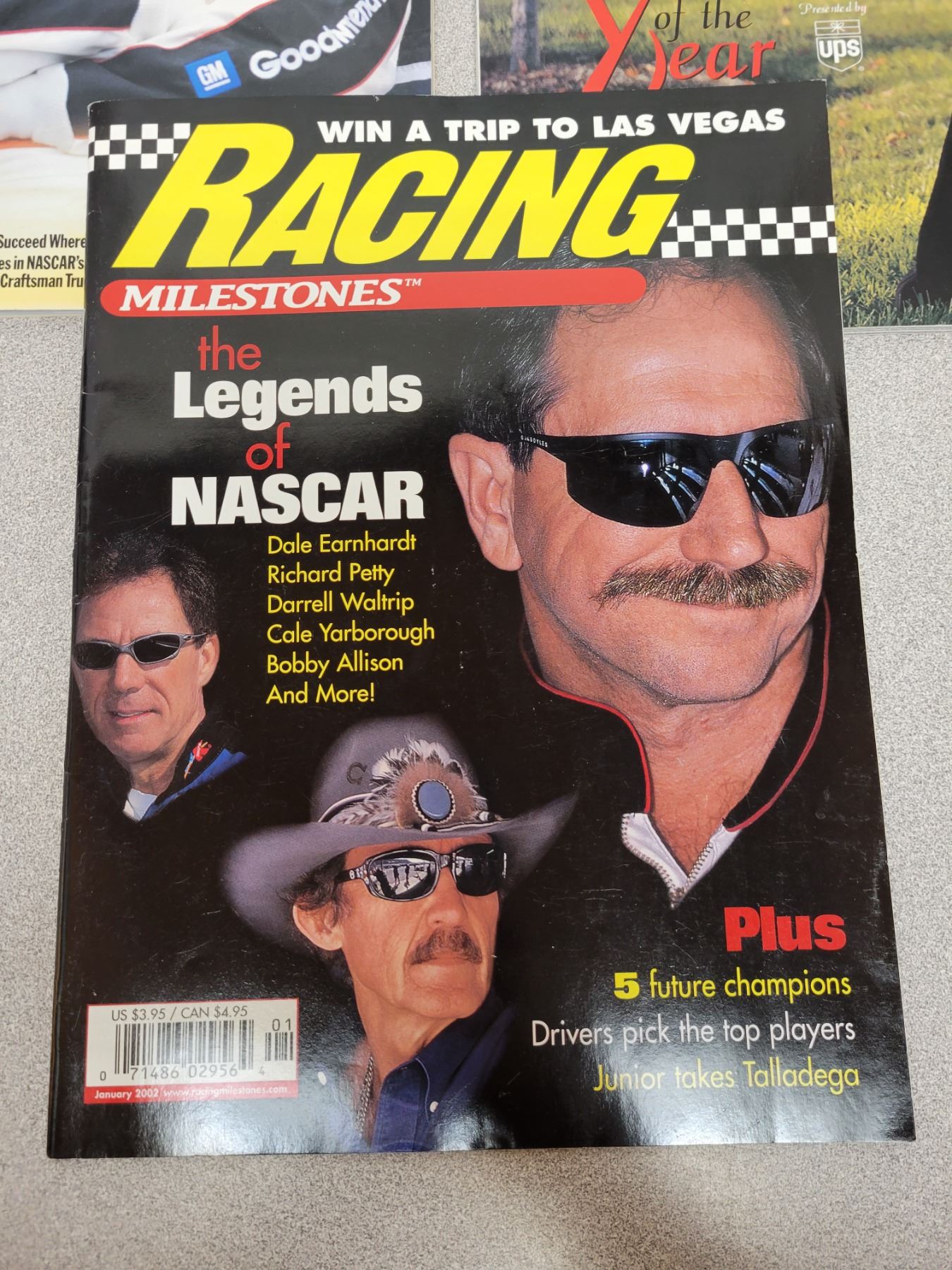 Three new old stock racing magazines - NASCAR Illustrated Dec 2001 ...