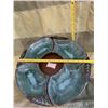 Image 1 : Blue Mountain Pottery serving set, with lazy Susan tray.
