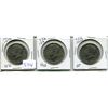 3 Kennedy half dollars 1776-1976