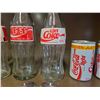Image 3 : 4 glass coca-cola bottles, 2 coca cola light mini cans, & 2 bottlecaps