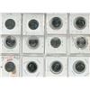 Image 2 : 2000 Millenium Quarters Full Set of 12 - Mostly UNC