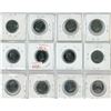 Image 2 : 2000 Millenium Quarters Full Set of 12 - Mostly UNC