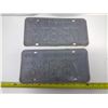 Image 2 : 2x 1970 SK Licence Plates 75-836