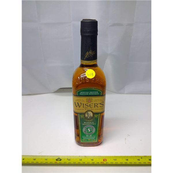 Sealed Wiser's 2007 Saskatchewan Roughriders Whisky