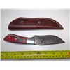 Image 2 : Red Handle Knife w/ Sheath