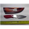 Image 1 : Red Handle Knife w/ Sheath