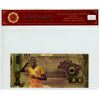 Image 1 : 2018 Russian World Cup Gold Blanknote- Gold (EP 00046)