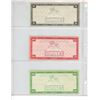 Image 2 : Lot of (3) 1990's Gopher's Gas Station 5¢, 20¢, 50¢- All UNC