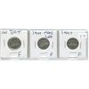 Image 1 : (3) Set of 1947 Canadian 5¢ Coins