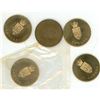 Image 1 : (5) Canadian Confederation Tokens