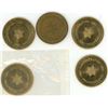 Image 2 : (5) Canadian Confederation Tokens