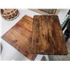 Image 5 : (2) Vintage Cutting Boards + Hand Crafted Wooden Decoration