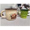 Image 3 : Fruit Basket Design Pouring Cup + Thick Green Cup