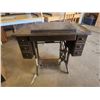 Image 1 : Vintage Treddle Sewing Machine W/ Chair