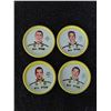 Image 1 : All Star Sherriff Metal Frame Hockey coins - set of 4