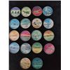 Image 1 : Set of 18 Jello grey plastic frame aircraft coins