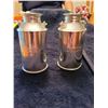 Image 2 : 2 sets vintage salt and pepper shakers baker/table and tin milk cans