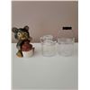 Image 1 : 2 sets vintage salt and pepper shakers bear with honey pot and plastic jug and pail
