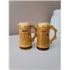 Image 2 : 2 sets vintage salt and pepper shakers christmas elves and beer mugs