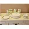 Image 1 : Miscellaneous Corelle 1983 Summe Blossom: 12 large plates, 3 dessert plates, 8 coffee cups, 2 tea cu