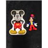Image 1 : Mickey mouse Tin and Mickey Mouse Figurine (2.5" tall)