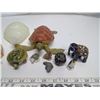 Image 2 : Lot of Various Animal Ornaments - Turtles, Eel, Seal, Bird, Elephant
