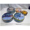 5 Round Tins - Christmas Cabin, Days Gone By, The Snowstorm, etc.